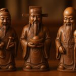 Фигурки Фу, Лу, Шоу — символы счастья, богатства и долголетия